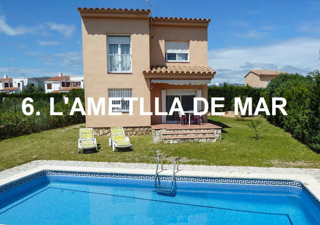 6 casas con piscina en la Costa Dorada